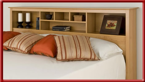 custom headboard from Top Drawer 
                    Fitted Furniture
