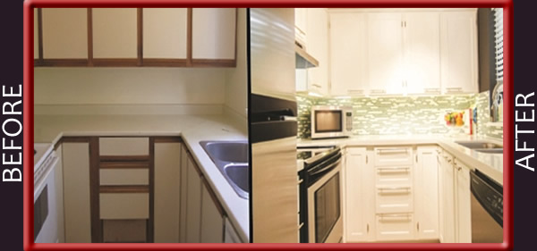 kitchen makeover from Top Drawer 
                    Fitted Furniture