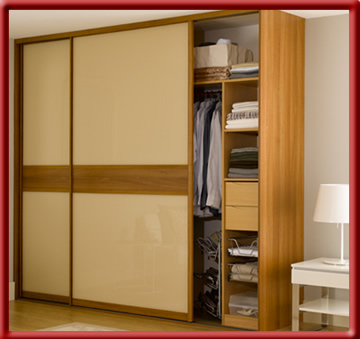 wooden sliding wardrobes from Top Drawer 
                    Fitted Furniture