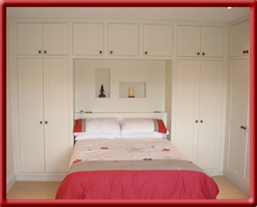 overbed wardrobe from Top Drawer 
                    Fitted Furniture